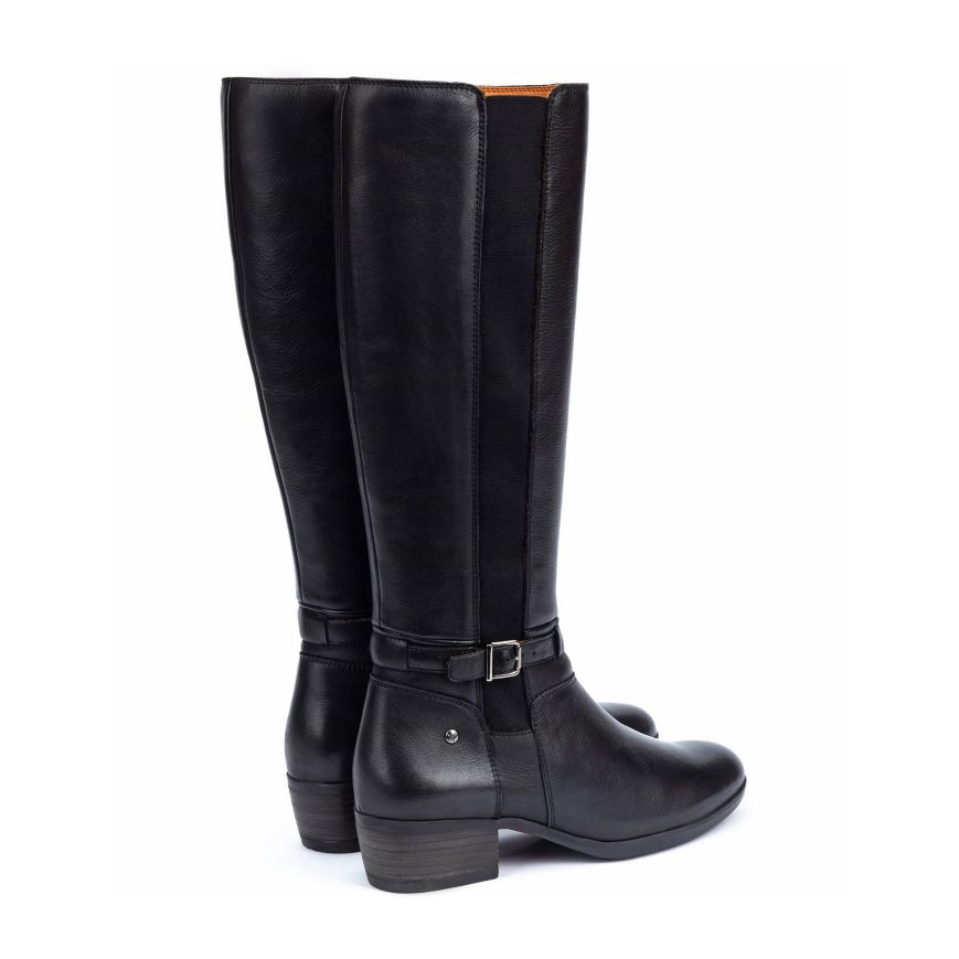 Women's Pikolinos DAROCA Knee-high Boots Black | NZ PQA1293